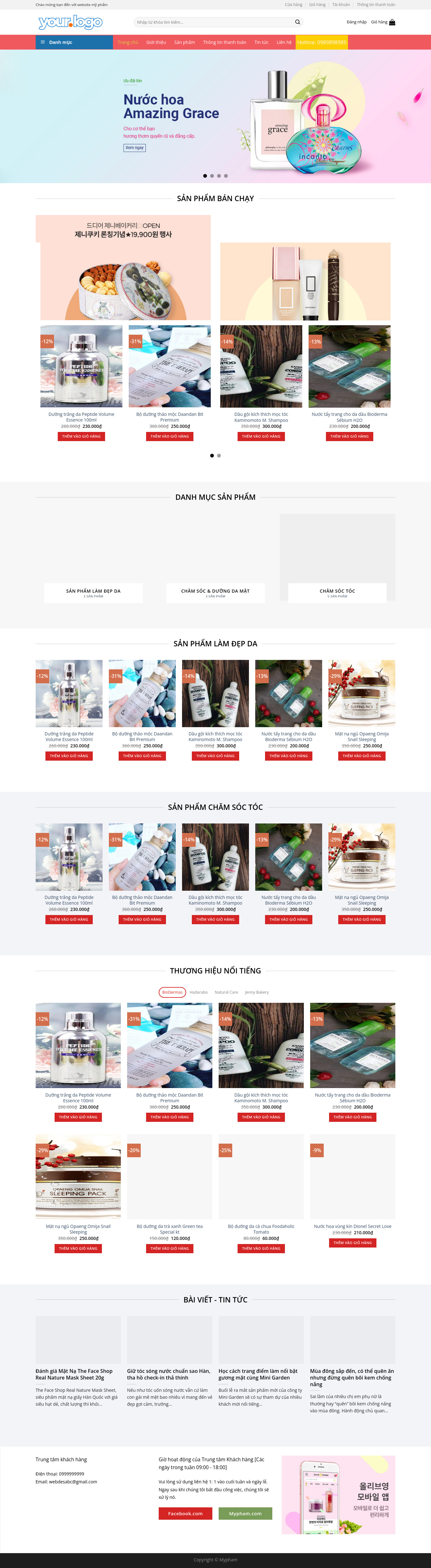 Shop Mỹ Phẩm 04