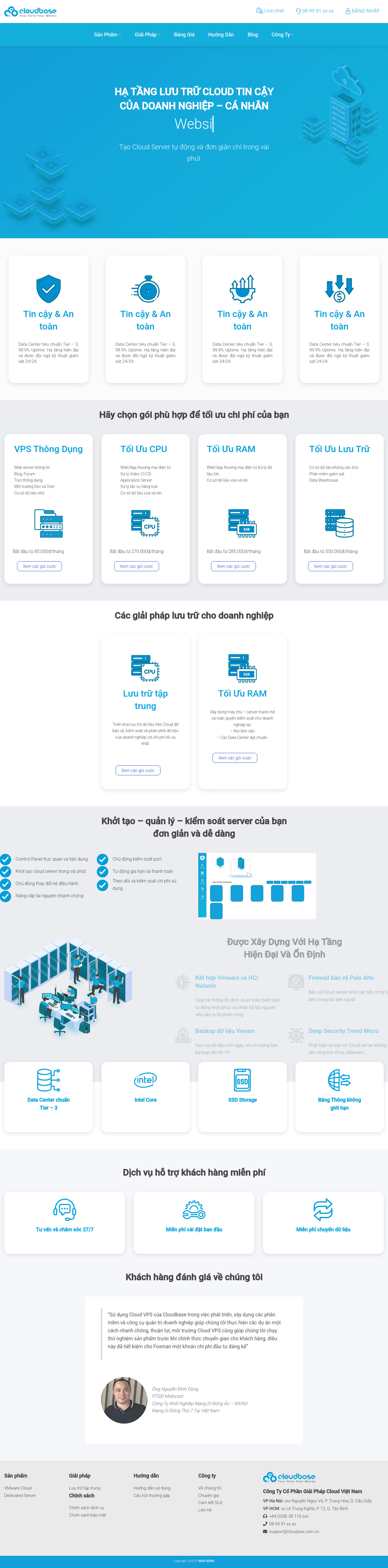 Dịch Vụ Cloud Server