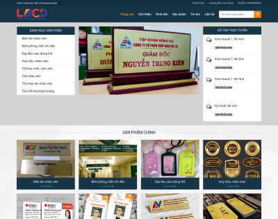 Dịch Vụ Làm Biển Chức Danh, Thẻ Văn Phòng