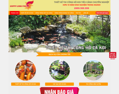 Thi Công Hồ Cá Koi, Tiểu Cảnh
