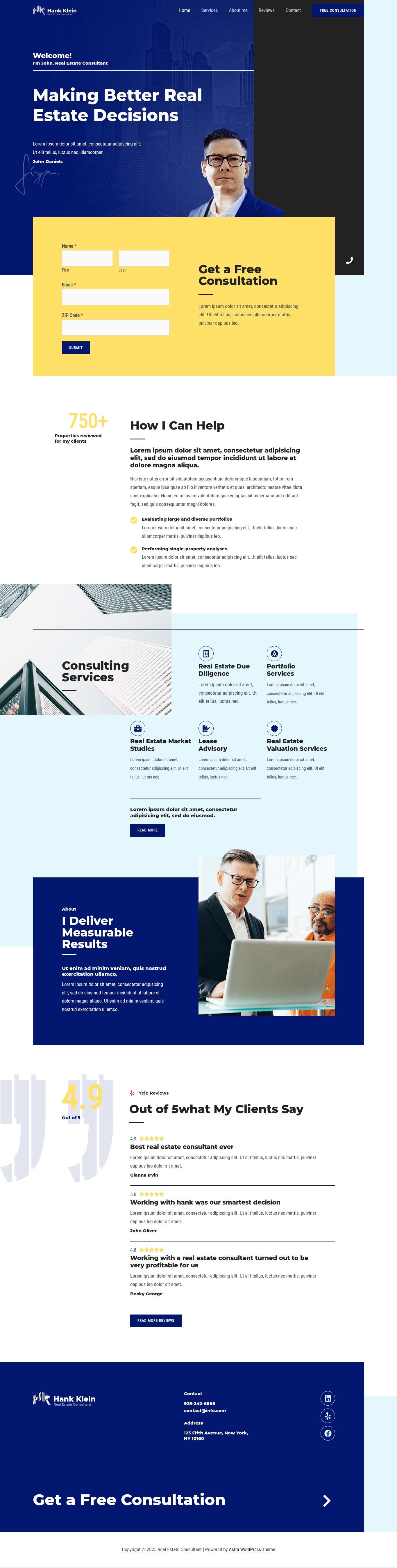 Real Estate Consultant