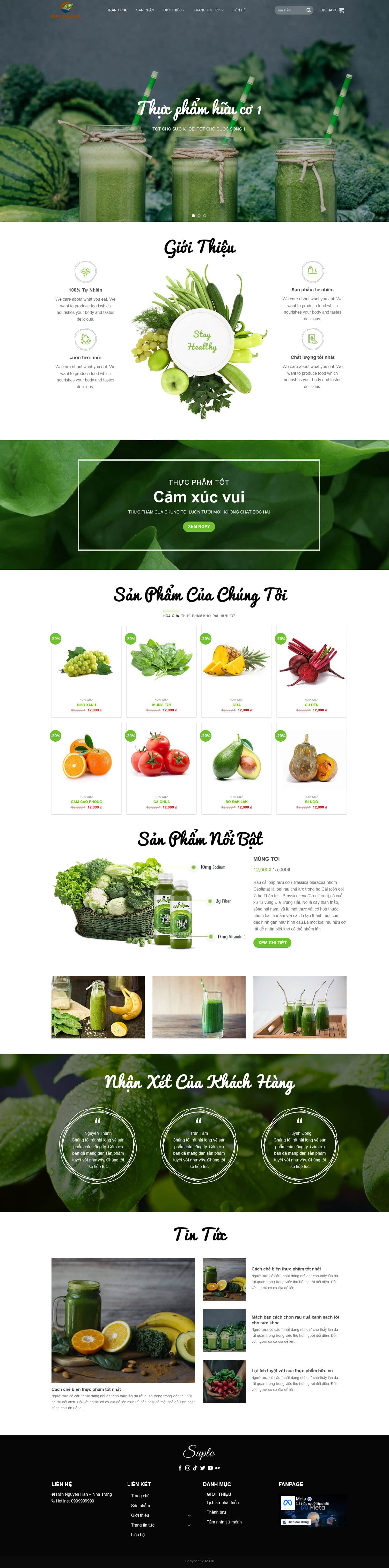 Thực Phẩm Hữu Cơ