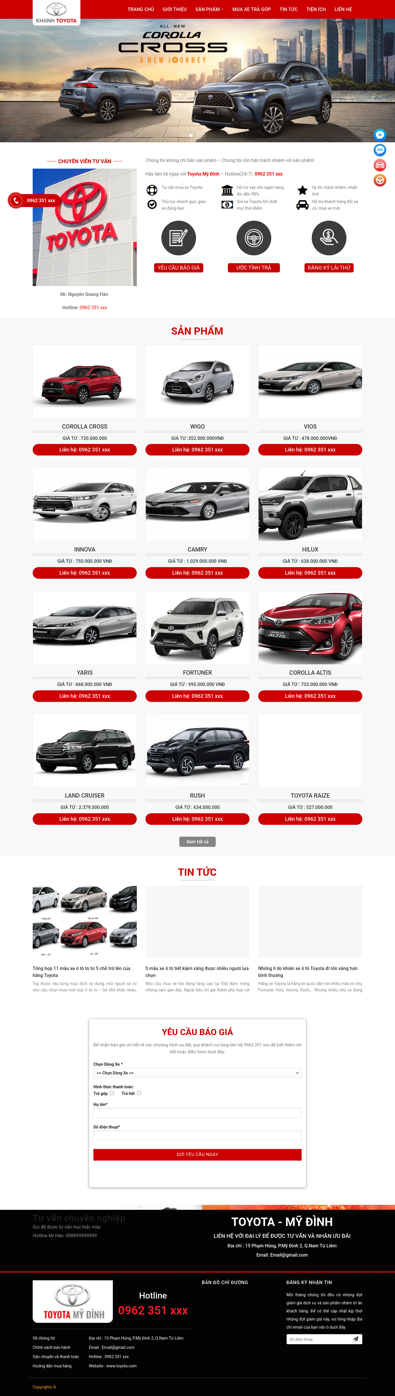 Bán Ô Tô Toyota