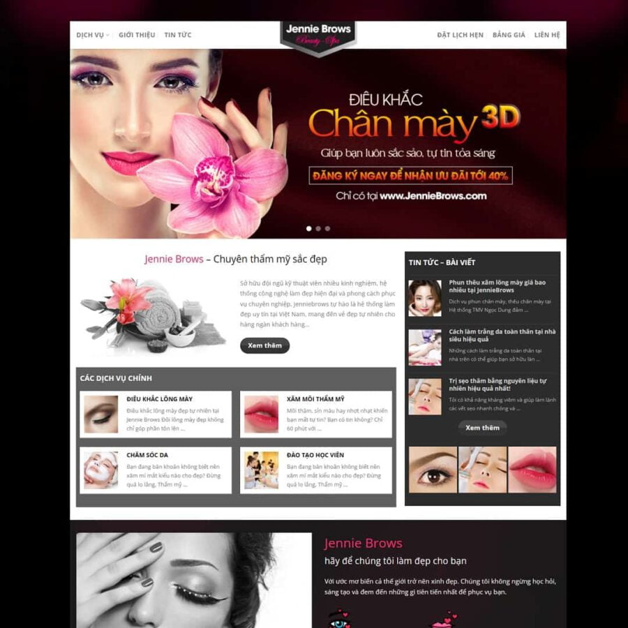 Dịch Vụ Phun Xăm Thẩm Mỹ