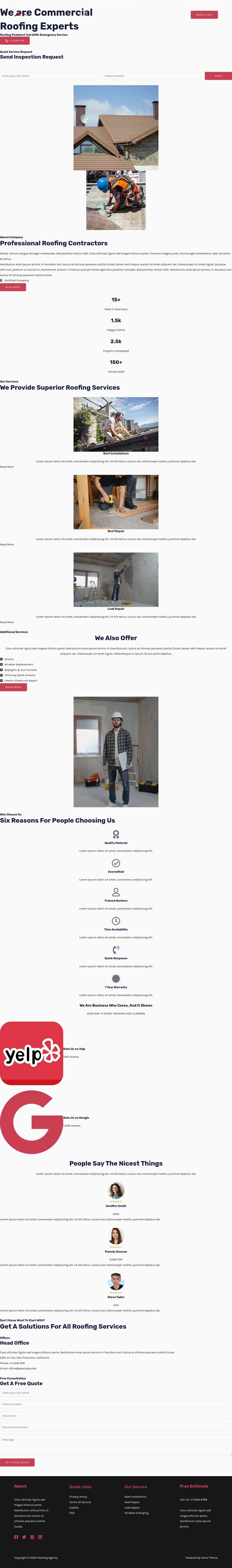 Roofing Agency