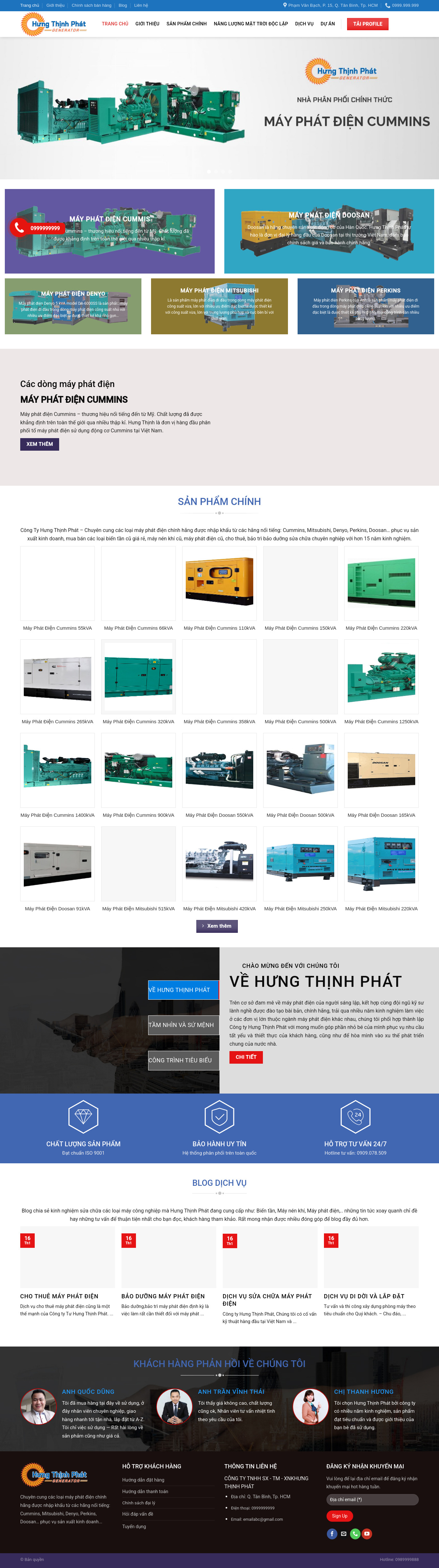 Công Ty Cung Cấp Máy Phát Điện