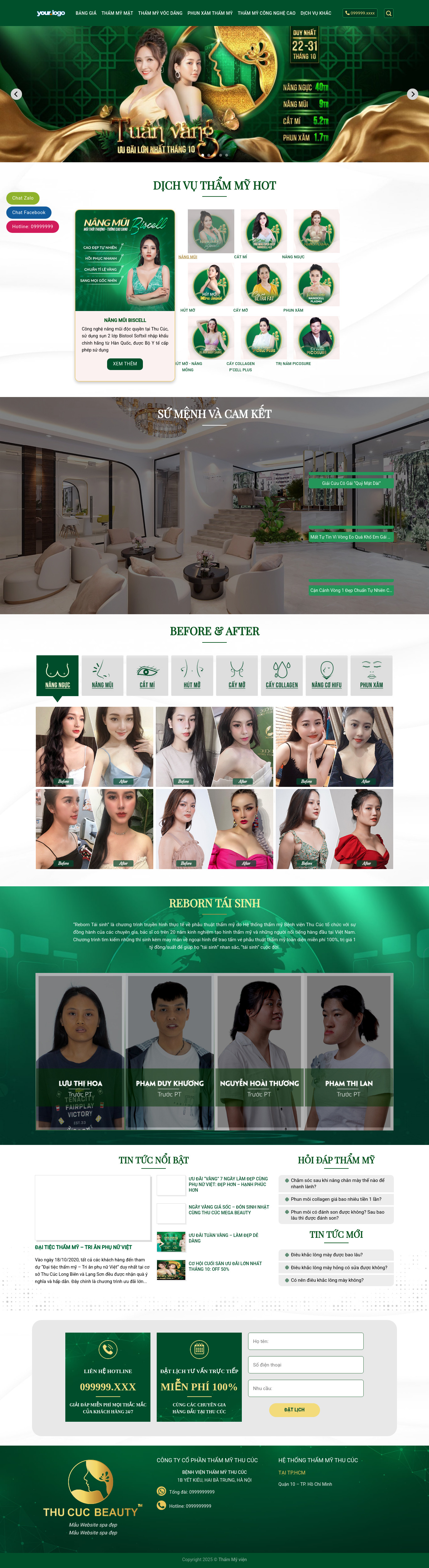 Thẩm Mỹ Viện, Làm Đẹp