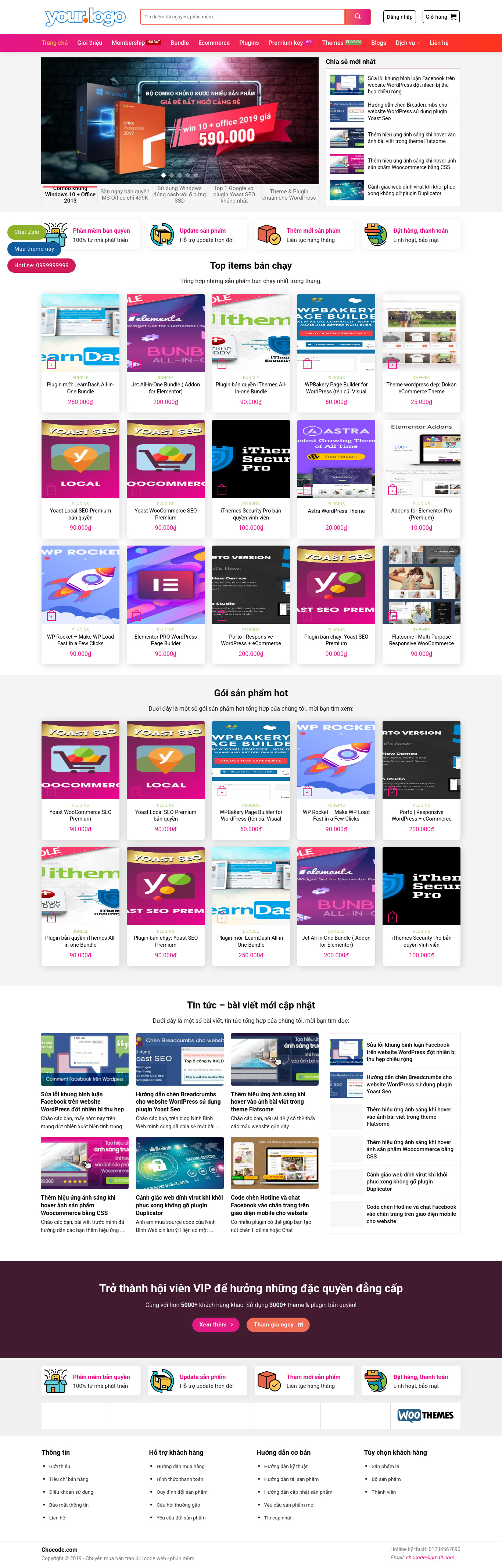 Shop Bán Tài Nguyên, Sản Phẩm Số, Mã Nguồn