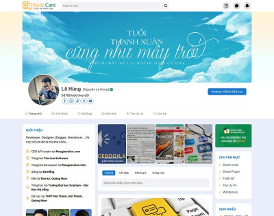 Blog Cá Nhân Giống Facebook