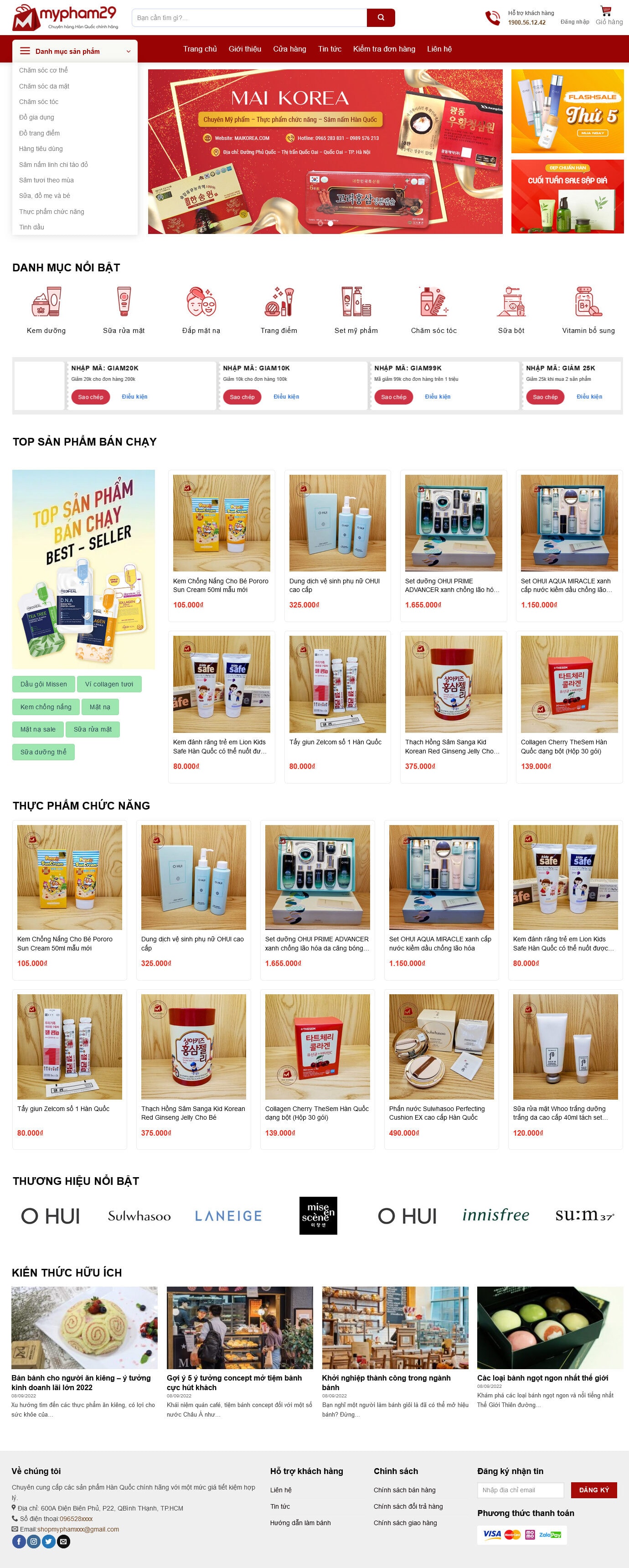 Shop Mỹ Phẩm 20