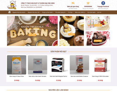 Bán Nguyên Liệu, Dung Cụ Làm Bánh 02