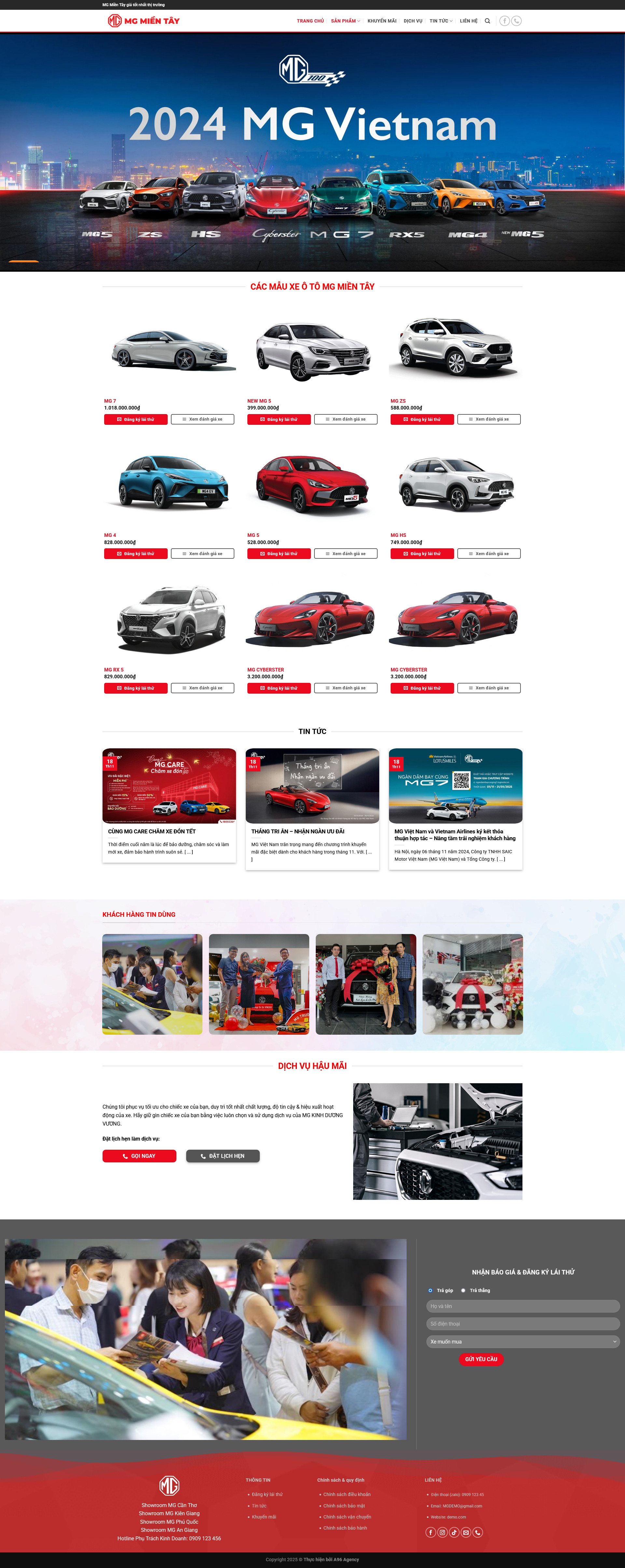 Showroom Oto Bán Xe Mg