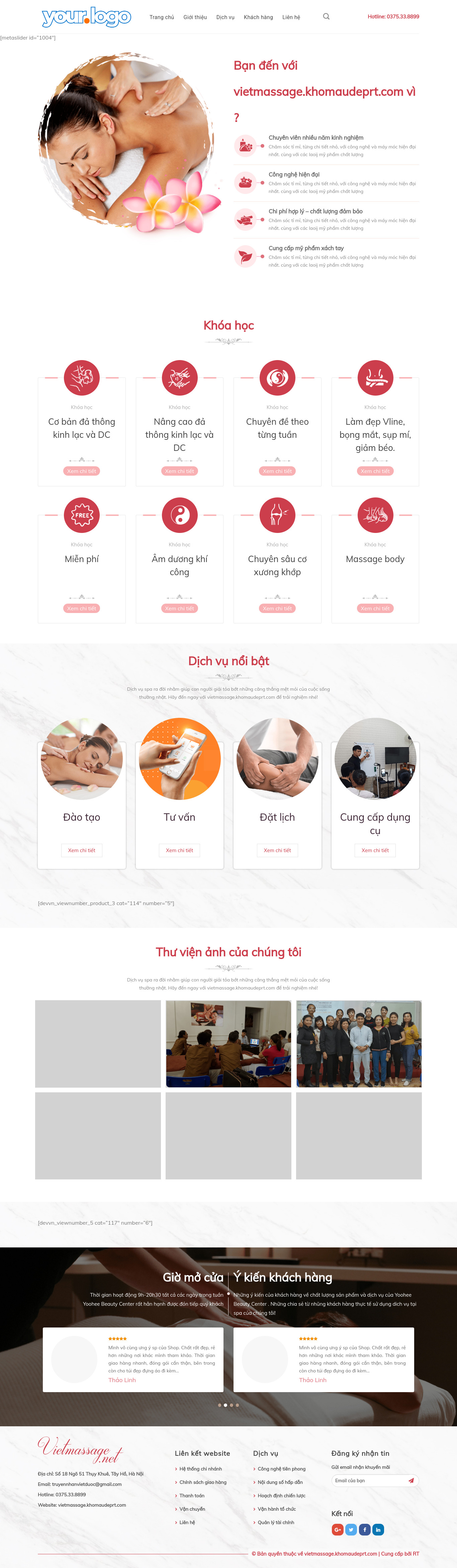Dịch vụ Massage