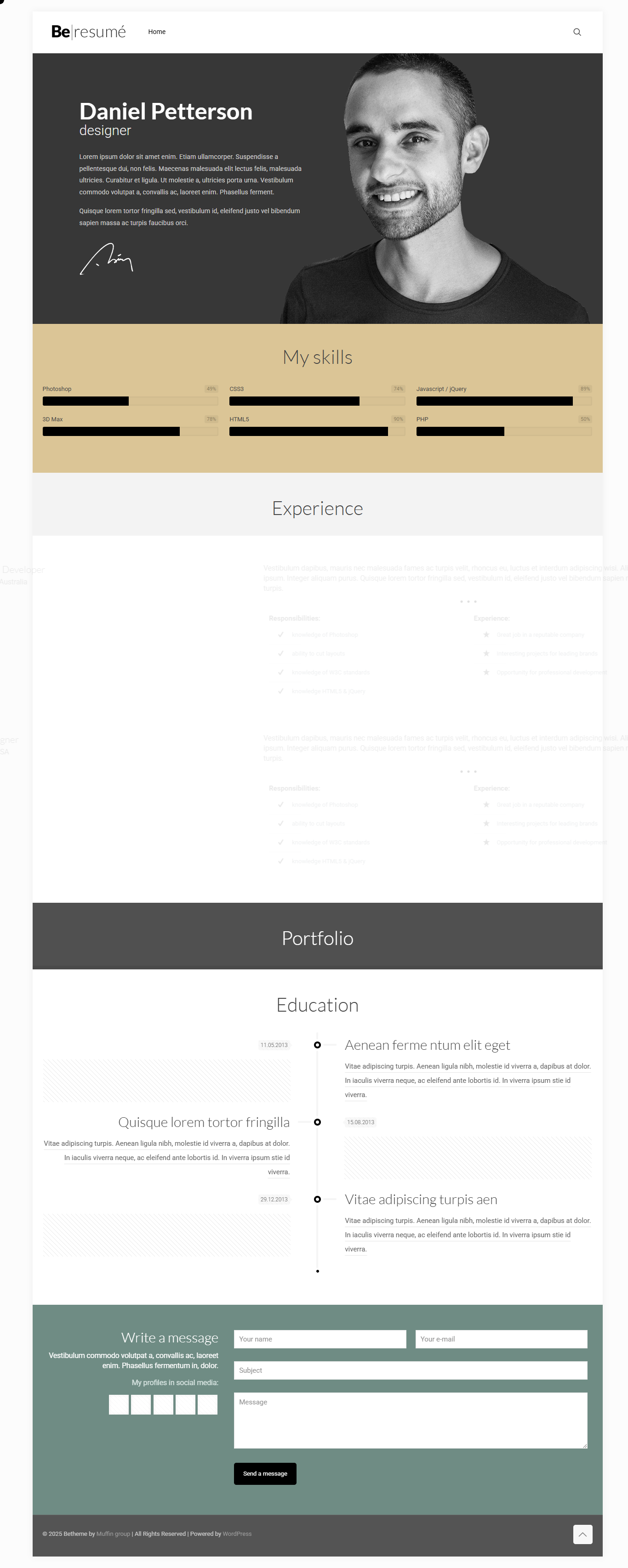 Be Resume