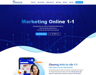 Landing Page Tư Vấn Marketing Online