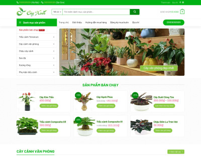 Bán Cây Xanh, Tiểu Cảnh
