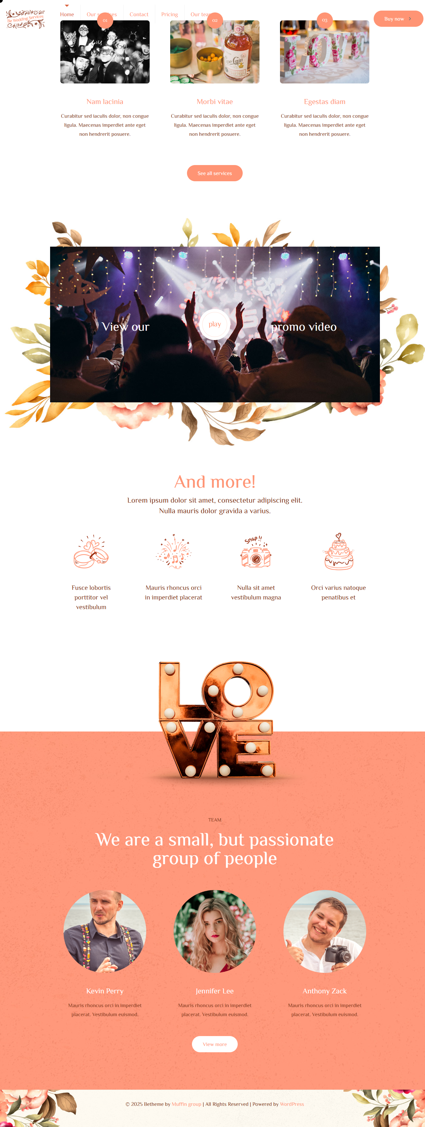 Be Wedding Services