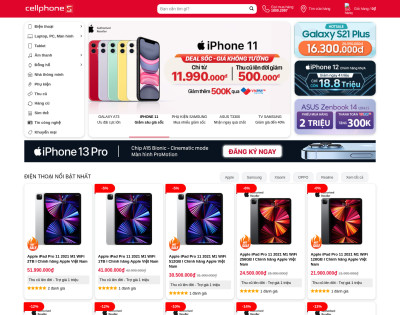 Bán Điện Thoại, Laptop, Phụ Kiện Giống Cellphones