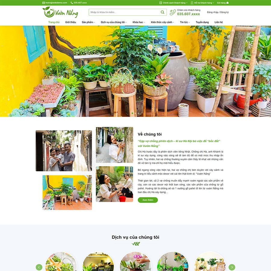 Bán Cây Xanh, Tiểu Cảnh 03