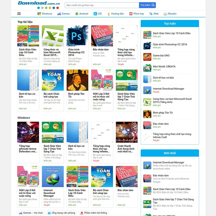 Download Phần Mềm, Tài Liệu 02