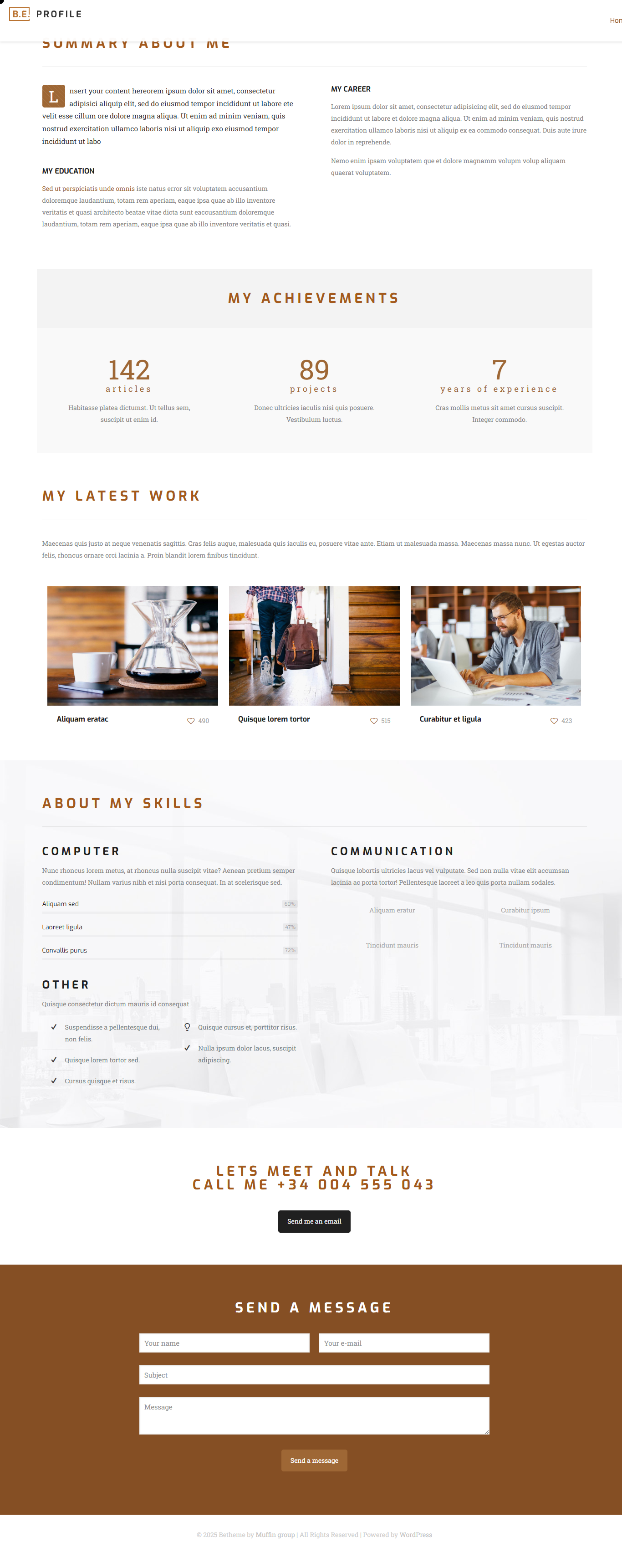 Be Profile