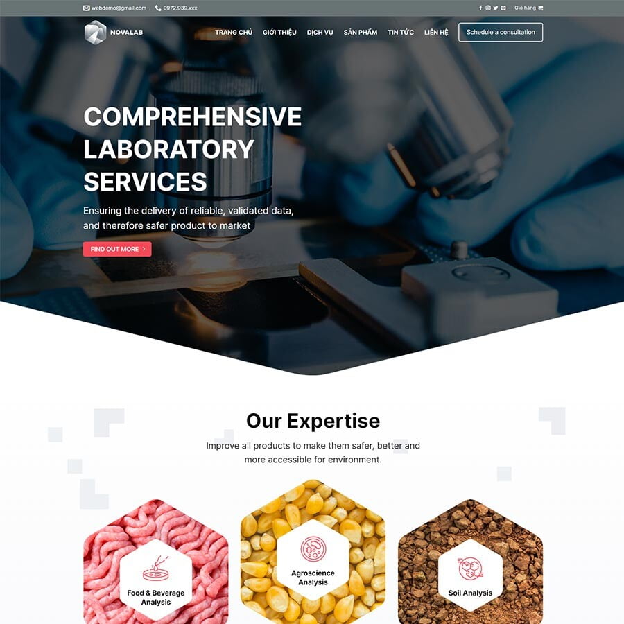 Phòng Lab Thí Nghiệm Y Tế