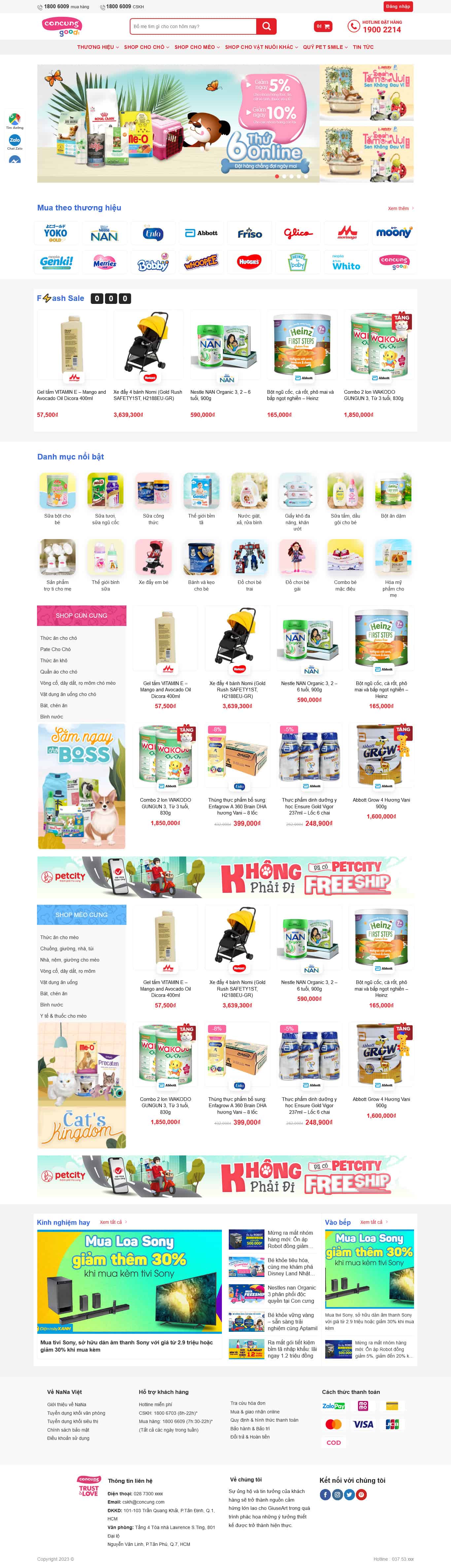 Tạp Hóa Sữa Em Bé