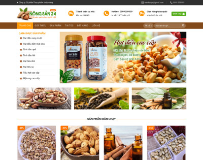 Shop nông sản hạt điều