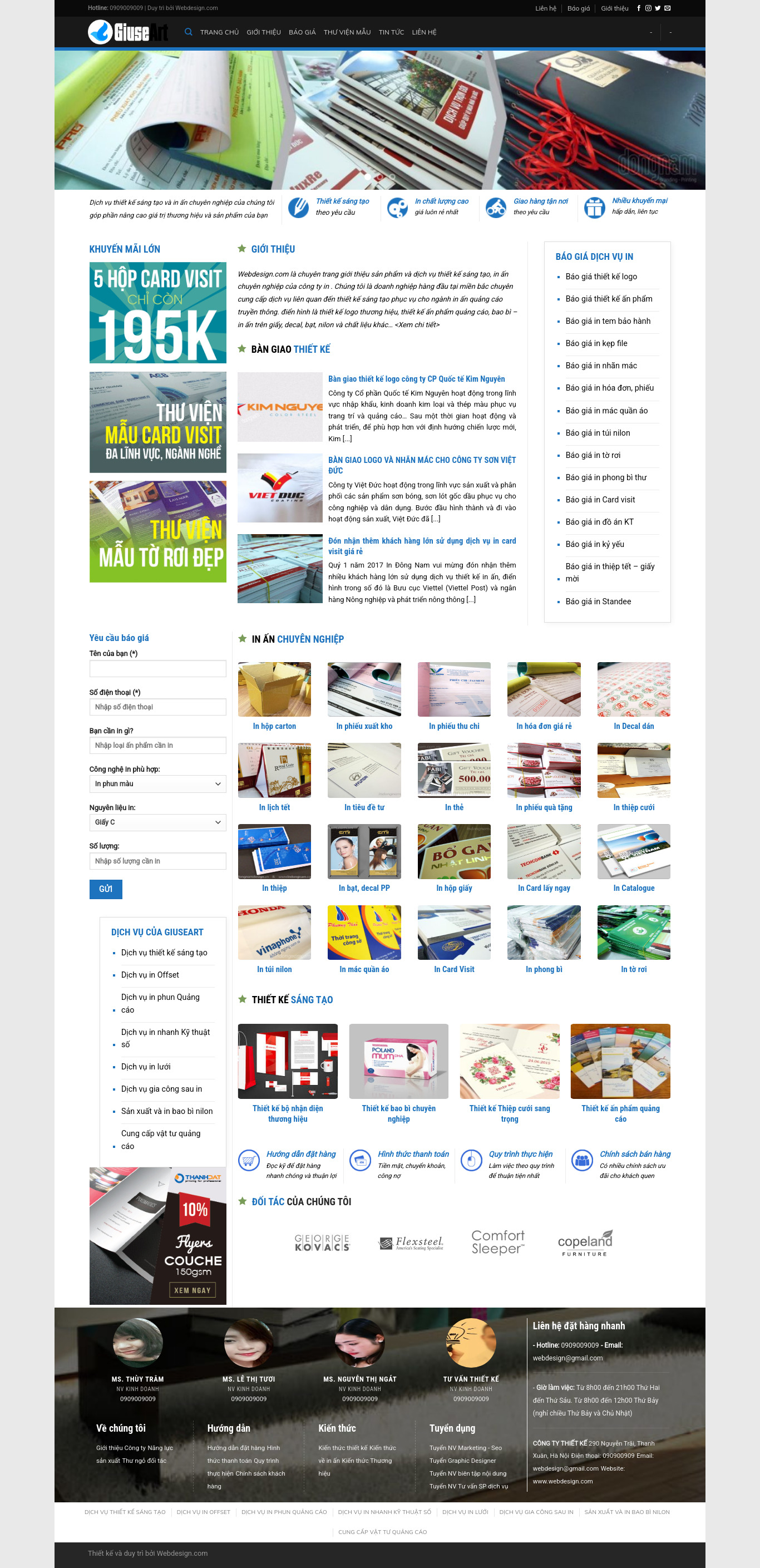 Dịch Vụ Thiết Kế, In Ấn 02