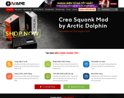 Bán Thuốc Lá Điện Tử, Shisha, Vape