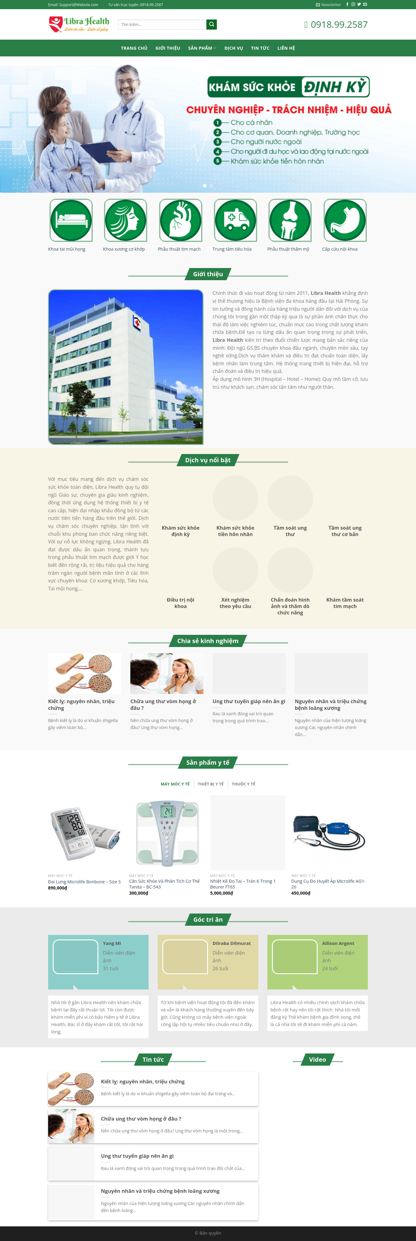 Dịch Vụ, Phòng Khám Sức Khỏe
