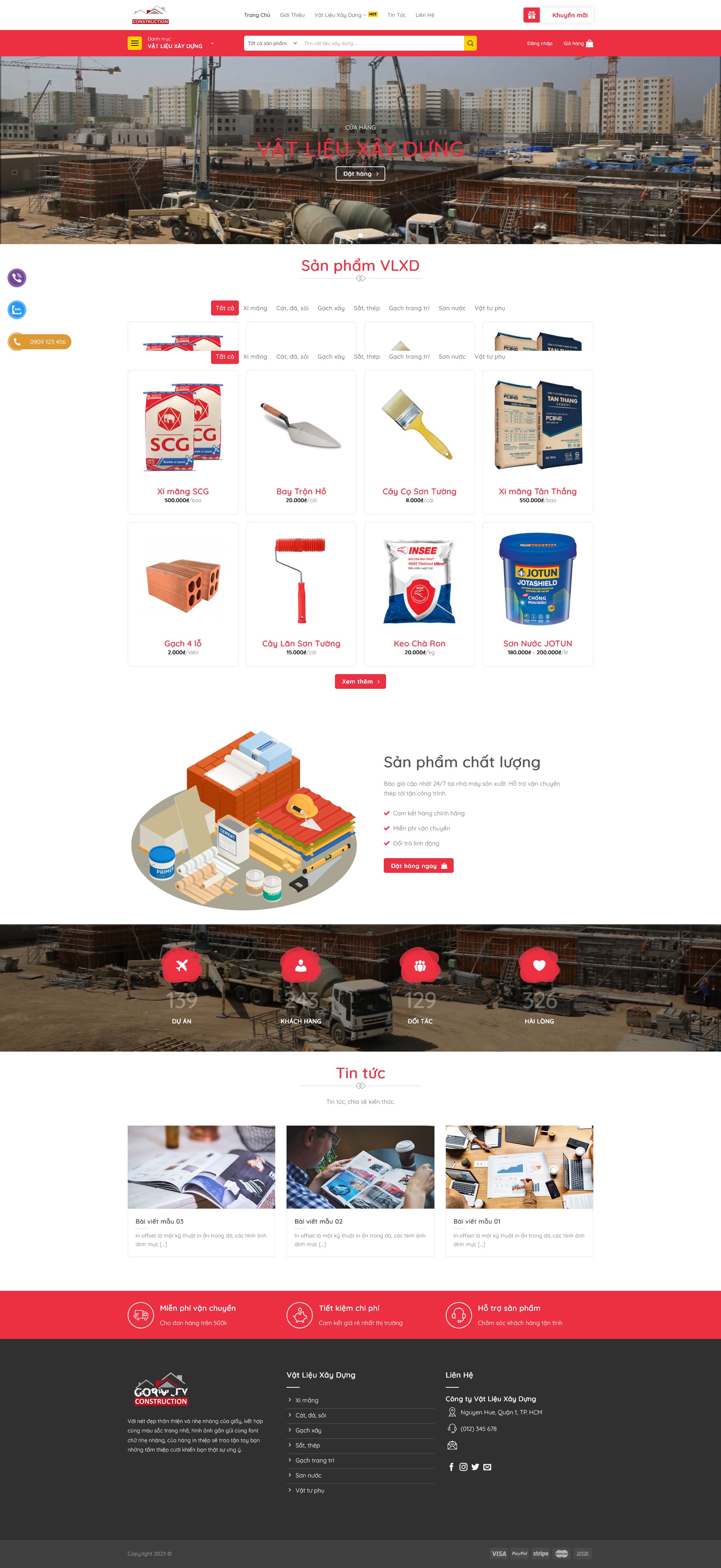 Cửa Hàng Vật Liệu Xây Dựng