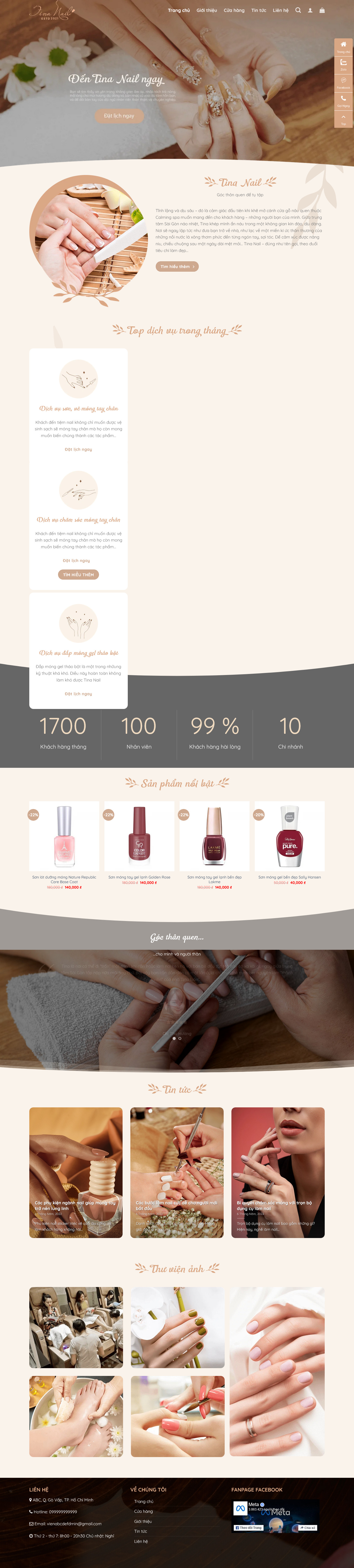 Dịch Vụ Nail Và Phụ Kiện