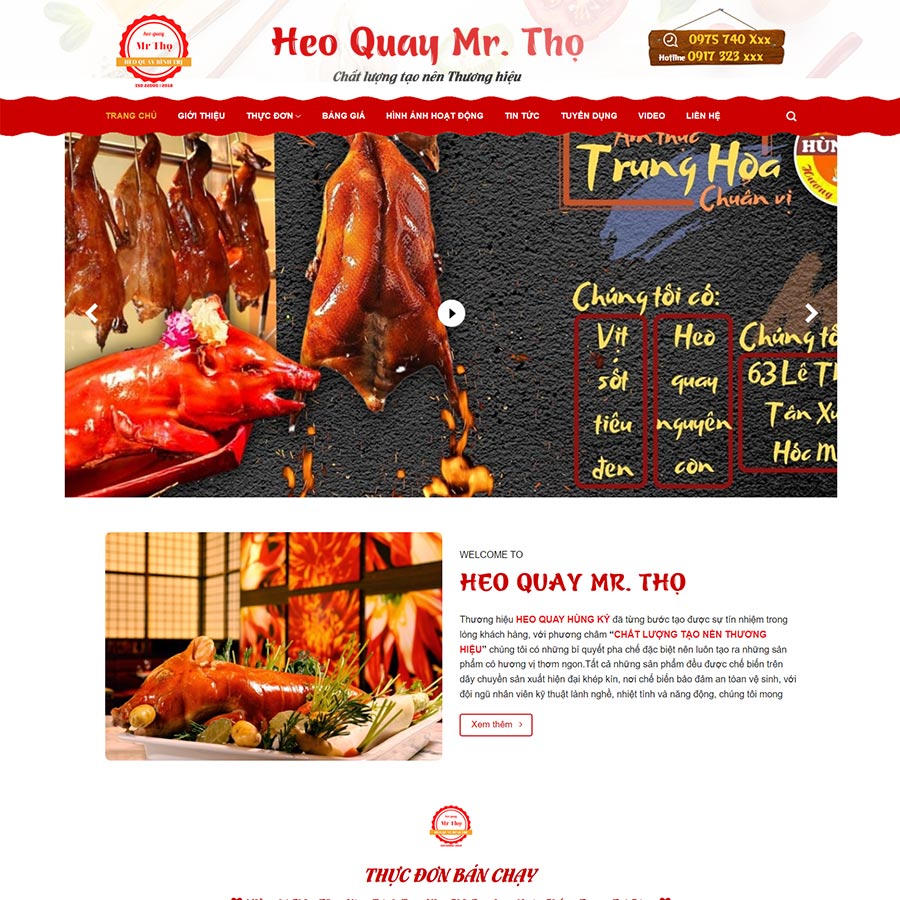 Cửa Hàng Bán Heo Quay
