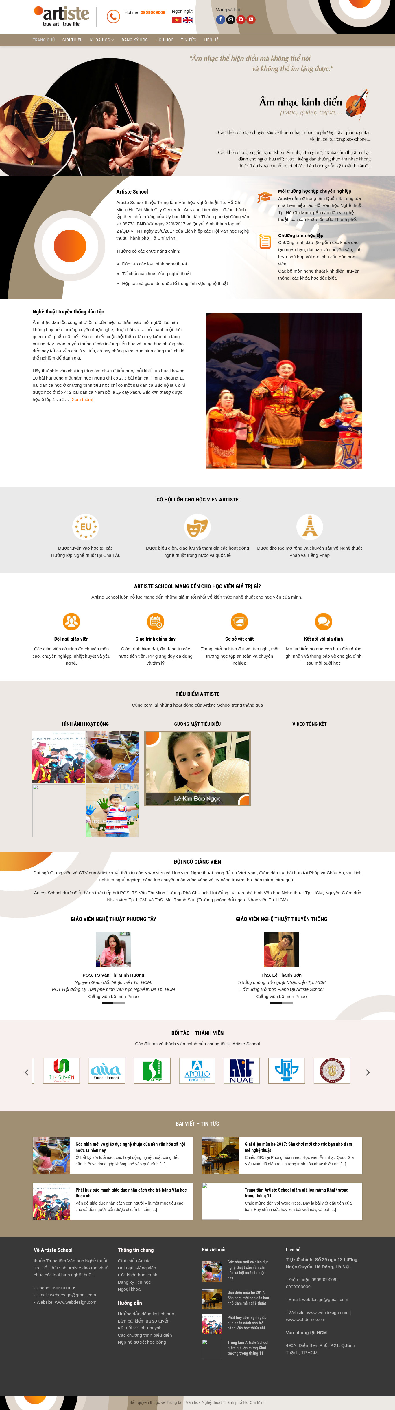 Giới Thiệu Artiste School