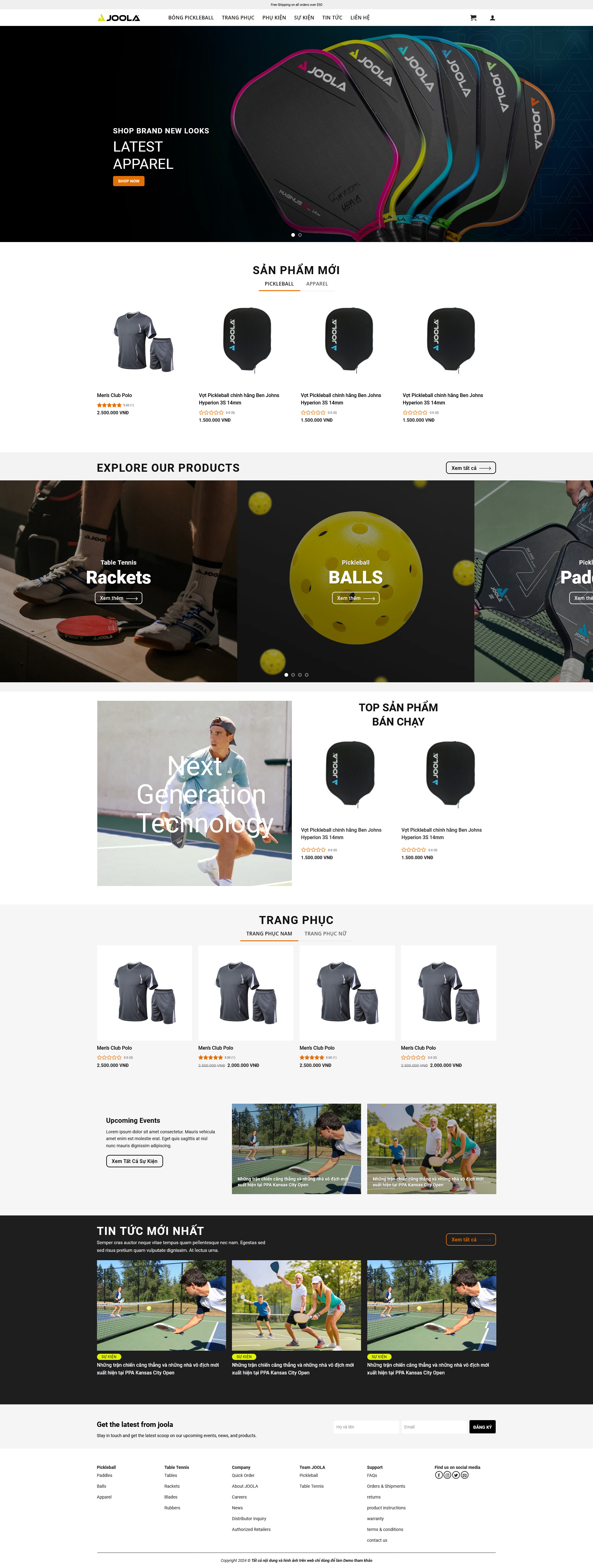 Bán Dụng Cụ Chơi Pickleball 2