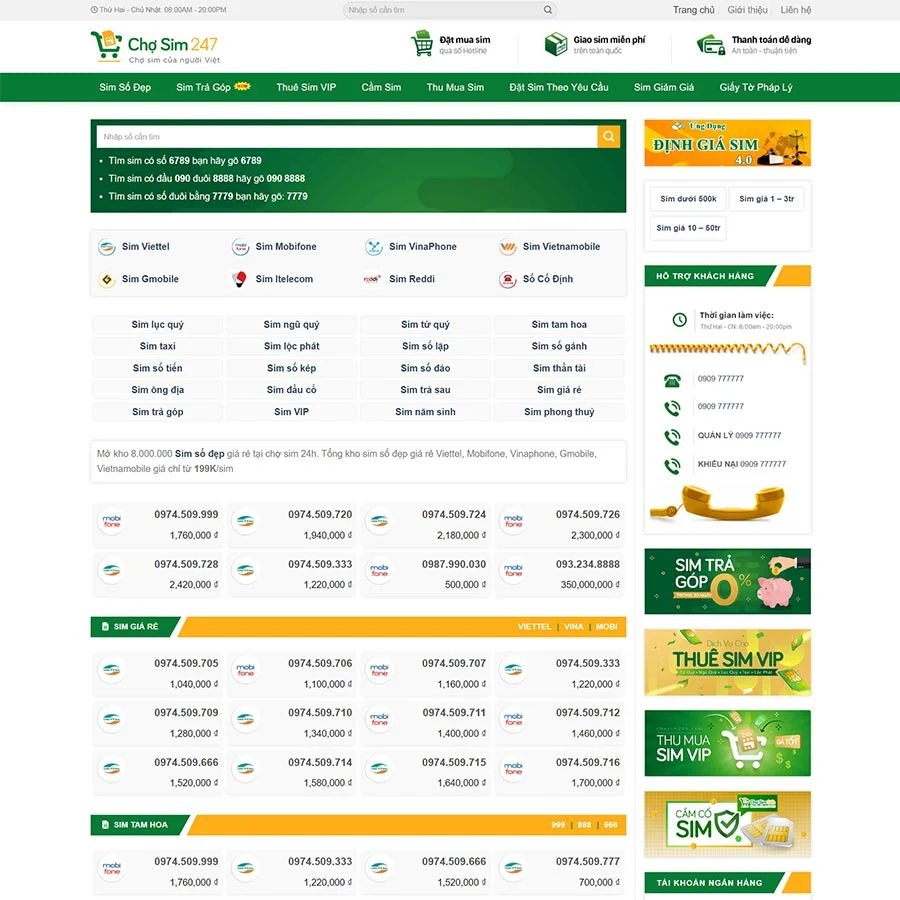 Bán Sim Số 02