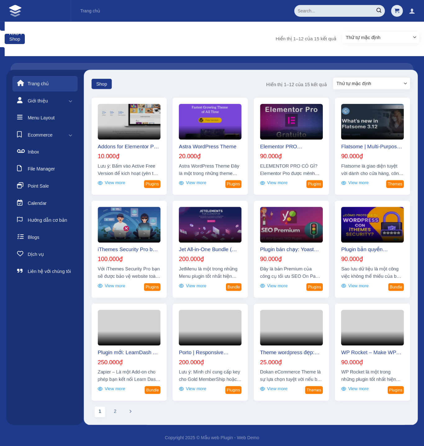 Bán Plugin, Theme