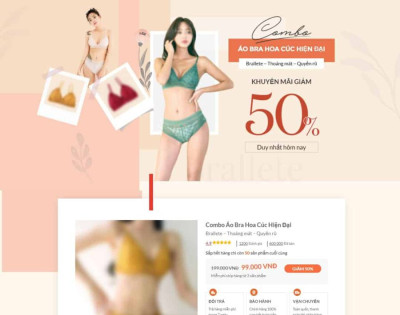 Landing Page Bán Hàng Nội Y