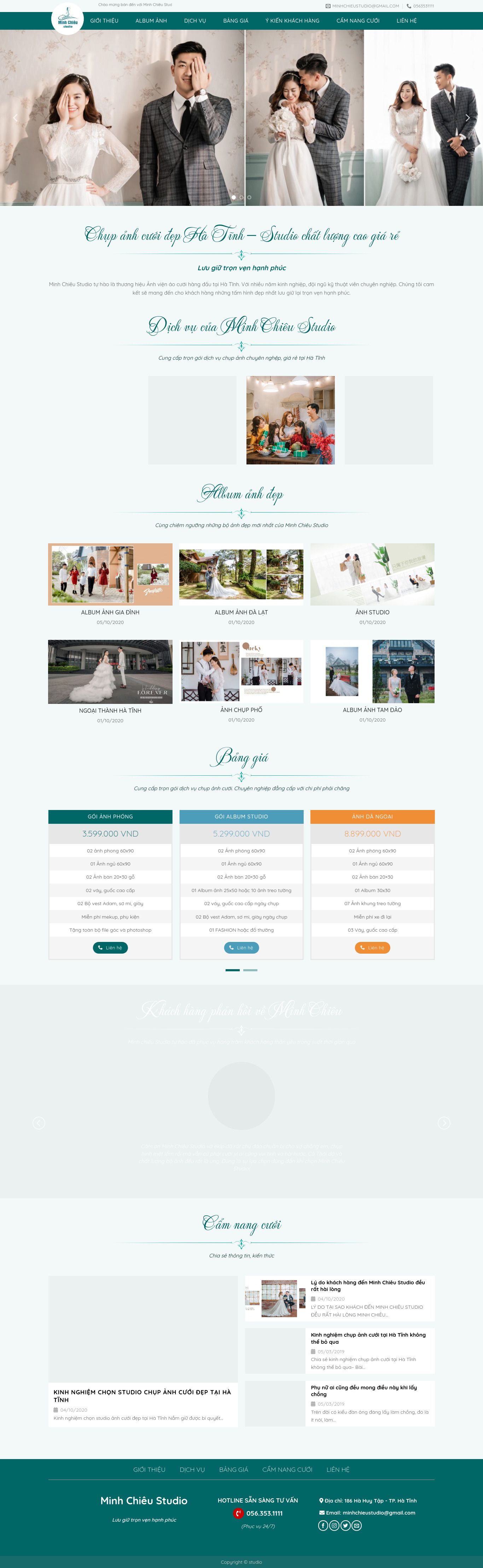 Dịch Vụ Studio, Chụp Ảnh Cưới 02
