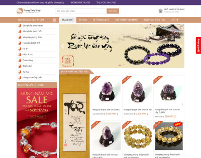 Shop Vòng Tay, Đá Phong Thủy