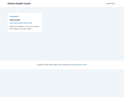 Online Health Coach
