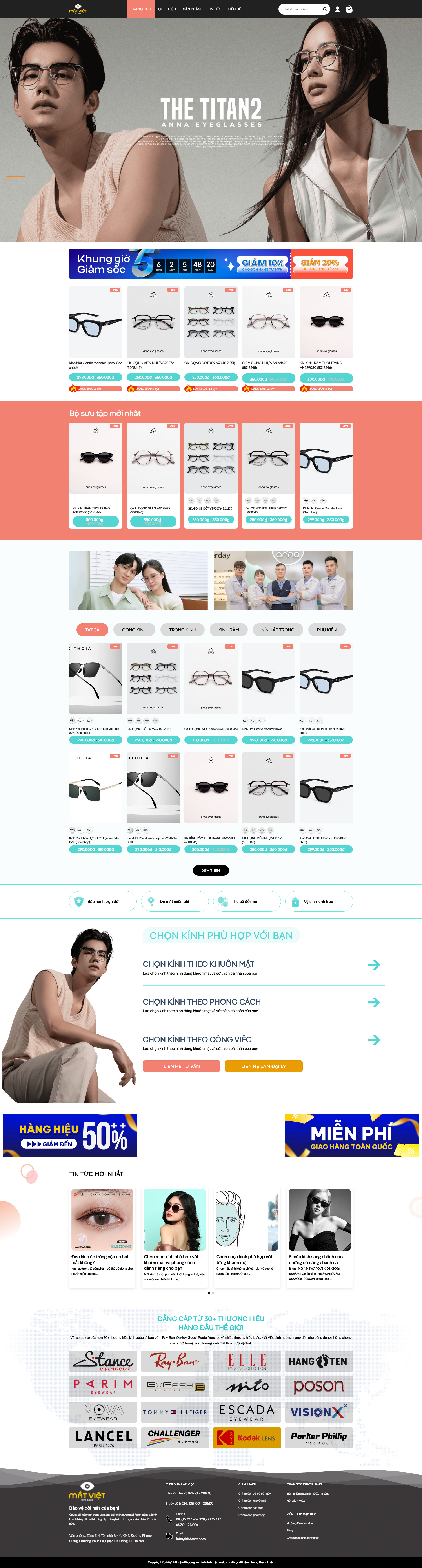 Shop Bán Mắt Kính Thời Trang