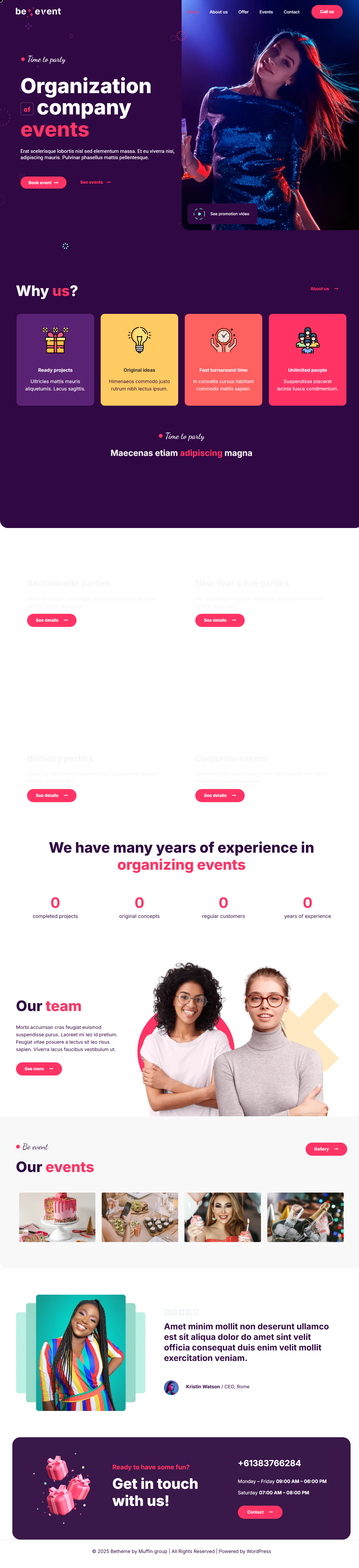 Be Event 8