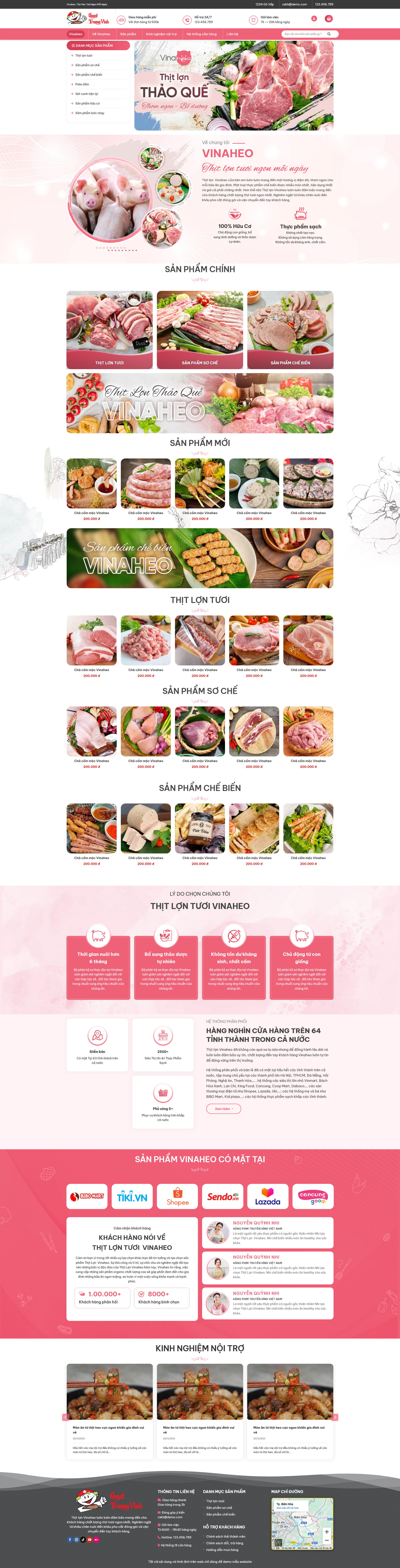 Bán Thịt Heo Xúc Xích