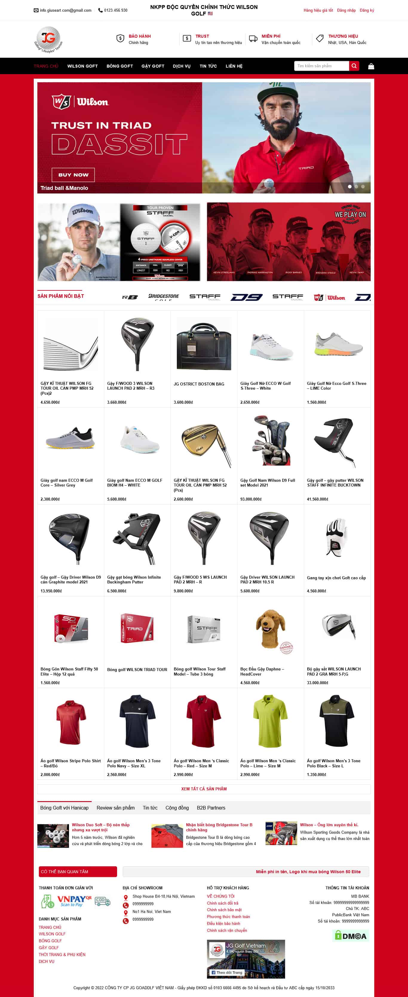 Bán Đồ Golf