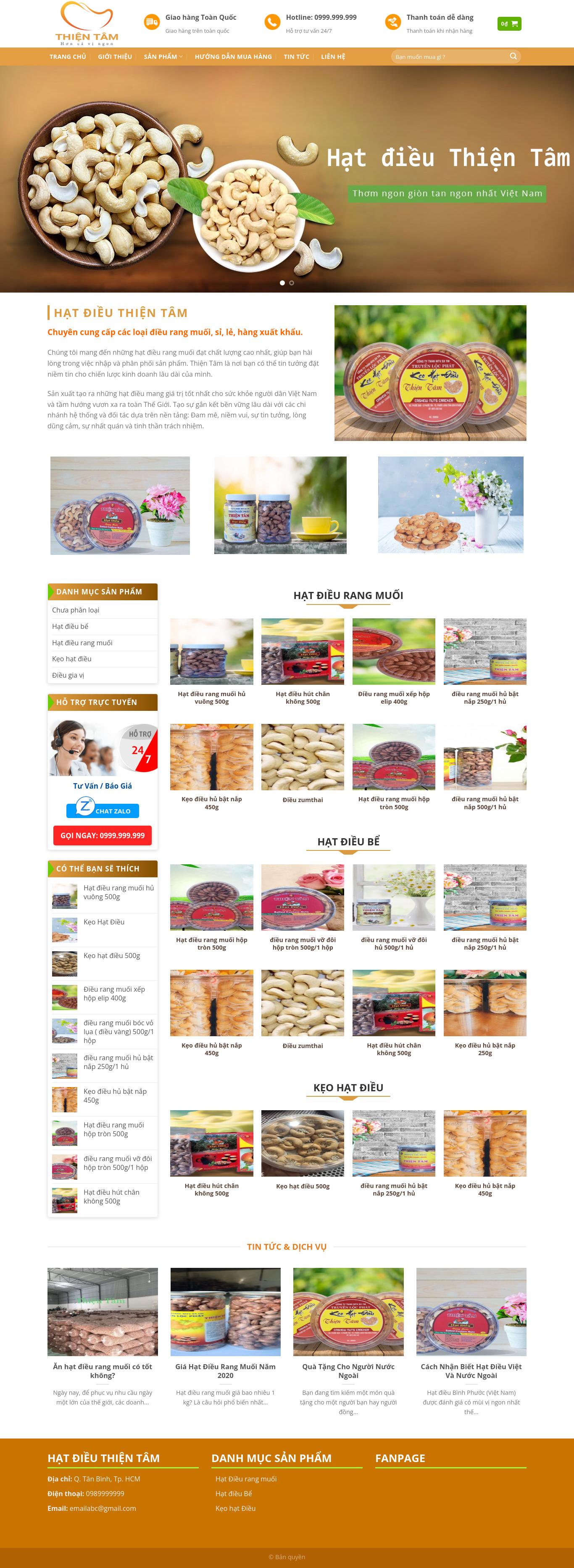 Bán Hạt Điều, Thực Phẩm 02