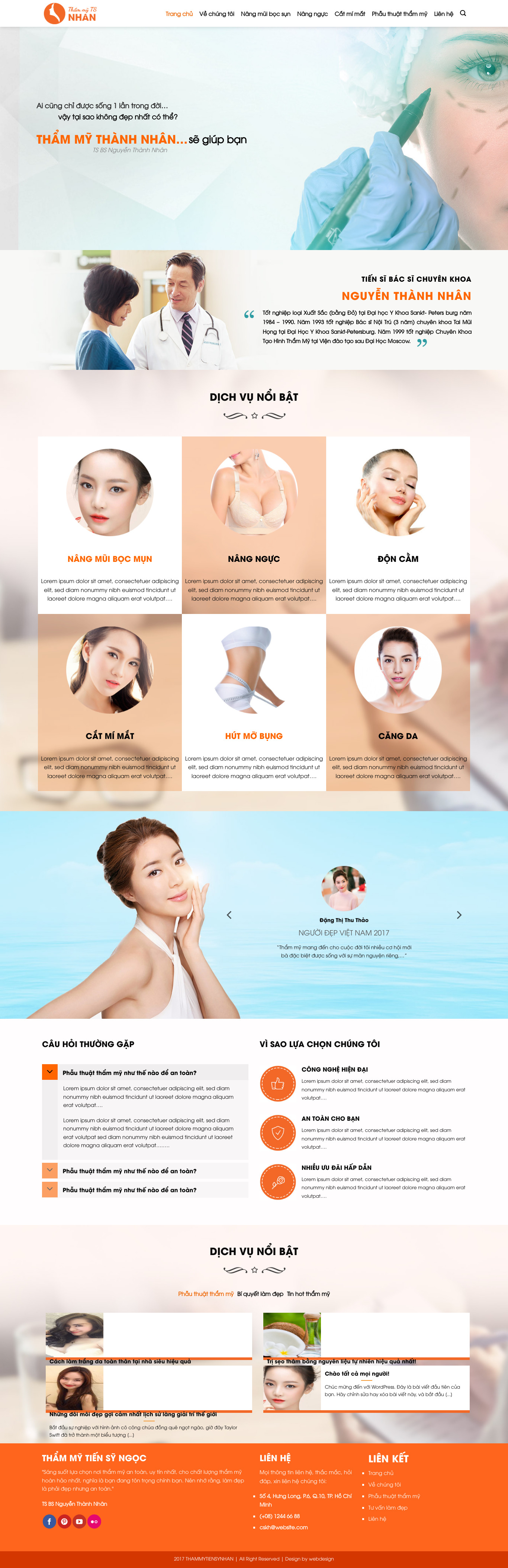 Dịch Vụ Thẩm Mỹ, Phòng Khám