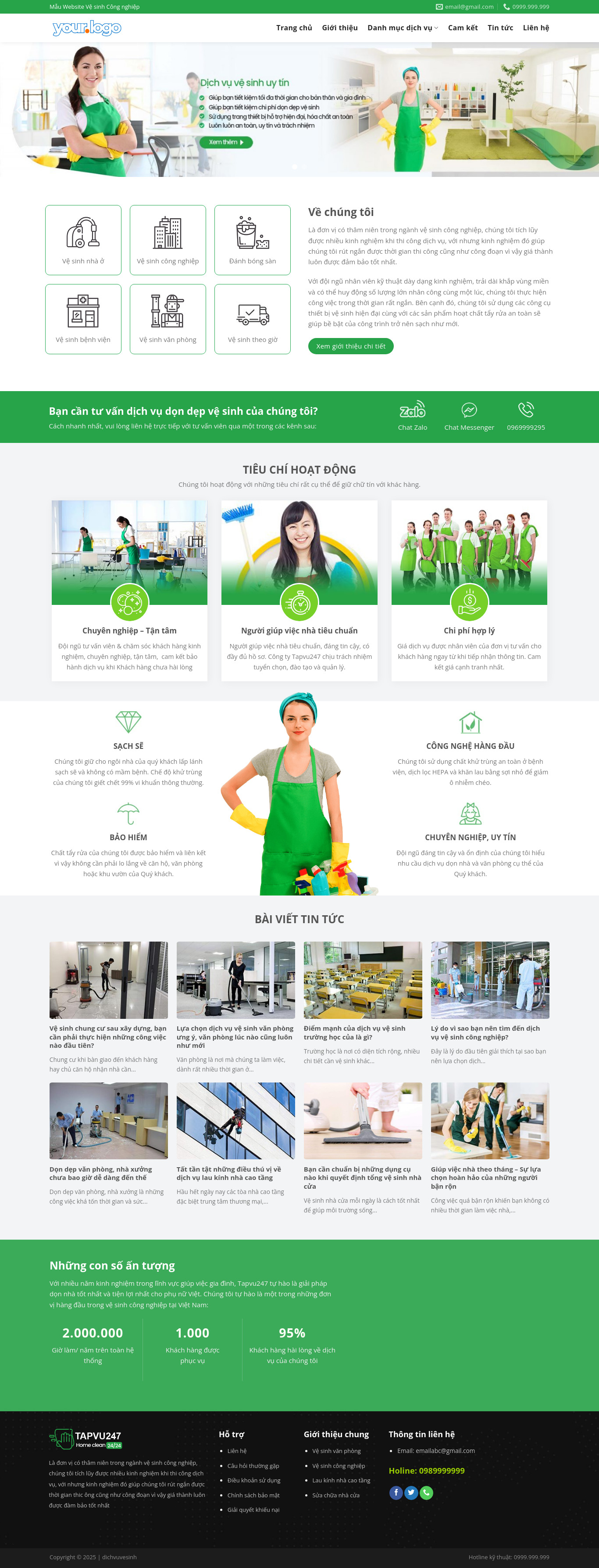 Dịch Vụ Vệ Sinh, Dọn Dẹp Nhà Cửa