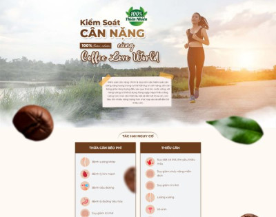 Landing Page Thực Phẩm Chức Năng Giảm Cân